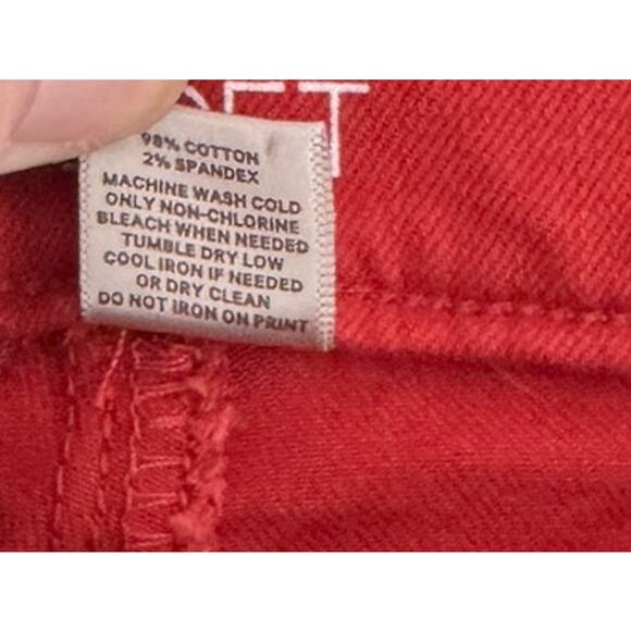 LOFT Women's Red Skinny Jeans - Picture 5 of 7